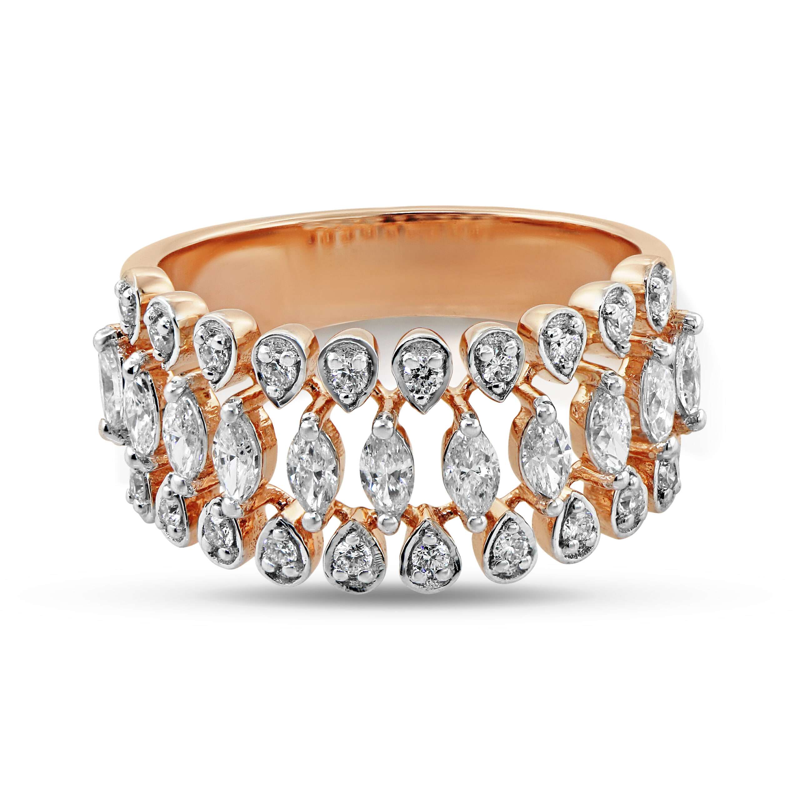 3.0 ct tw Marquise Diamond Eternity Ring | Princess Jewelry