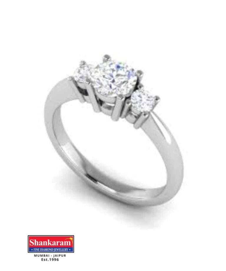 Three-Stone Diamond Engagement Ring