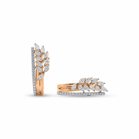 Dual Sparkle: Fancy-Cut Diamond Hoop Earrings