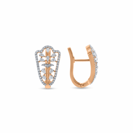 Whispers of Shine: Fancy Diamond Bali Earrings