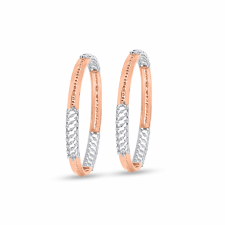 Radiant Glow: Lightweight Diamond Bangle