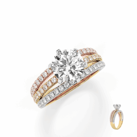 Everyday Elegance: Round Solitaire Diamond Ring