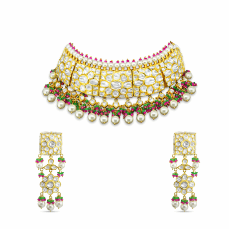 Classic Rajasthani Jadau Bridal Set