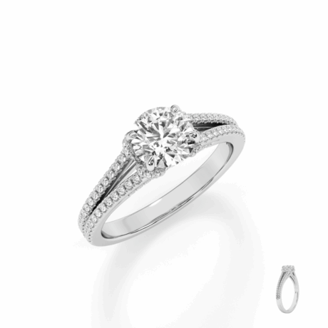 Brilliance Band: Minimal Solitaire Ring