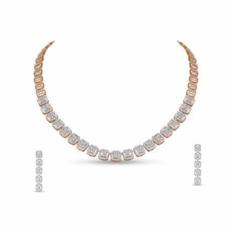 Everyday Glow: Lightweight Diamond Necklace Set