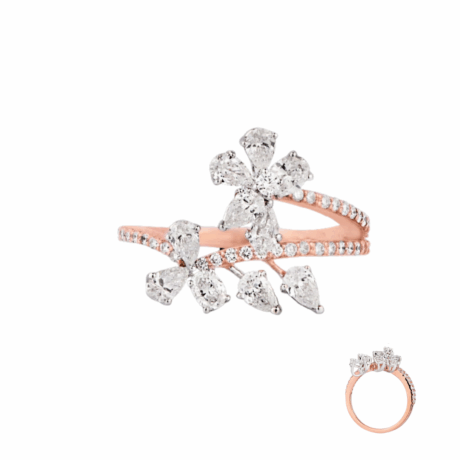 Royal Dome Diamond Cocktail Ring