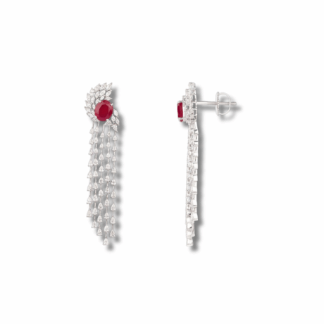 Ethereal Drops: Fancy-Cut Diamond Danglers