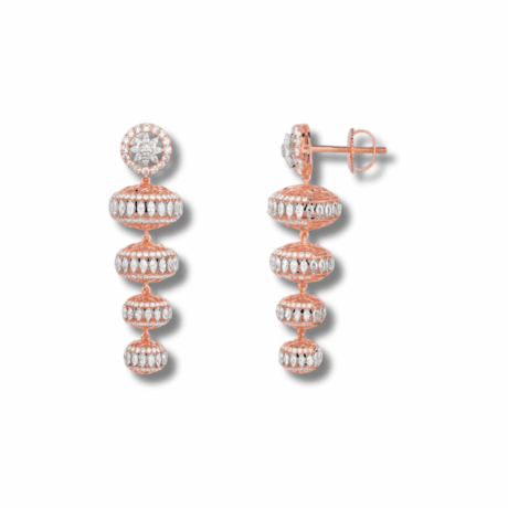 Stardust Trail: Fancy Diamond Drop Earrings