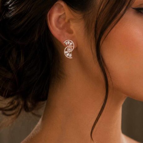modern Diamond Stud