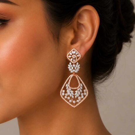 geometric open-frame danglers