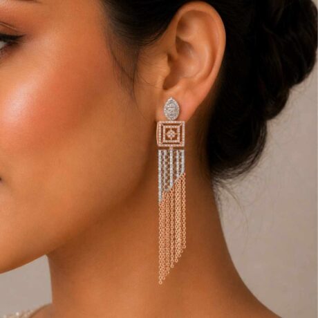 modern geometric tassel Danglers